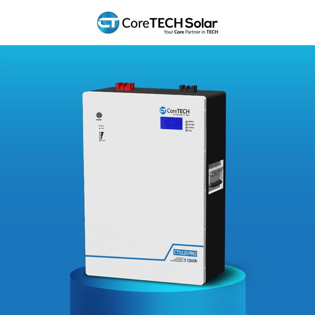 coretech ct5120 pro 5.12kwh lithium ion battery
