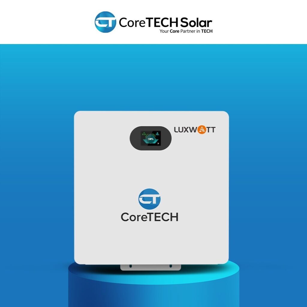 coretech x luxwatt 5.12kwh lithium ion battery