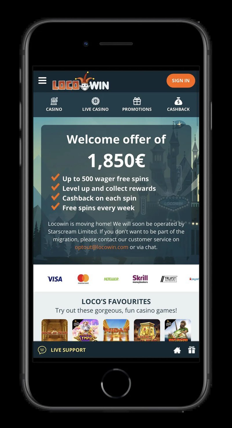 Locowin casino in Spain